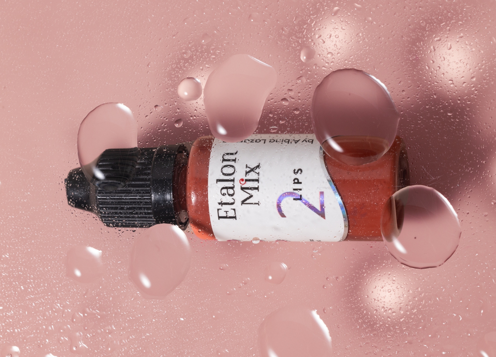 Etalon – pigments for permanent lip makeup in practice: composition, skin behavior, and color durability.